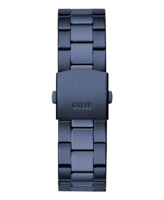 Men's Analog Blue Stainless Steel Watch, 44mm