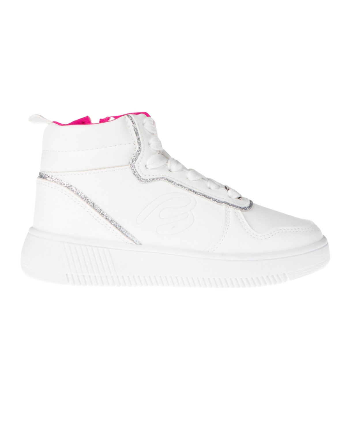 Bebe Little And Big Girls High Top Sneaker In White