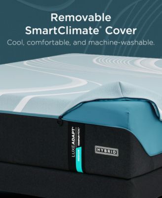 LuxeAdapt 2.0 13" Medium Hybrid Mattress Set - King