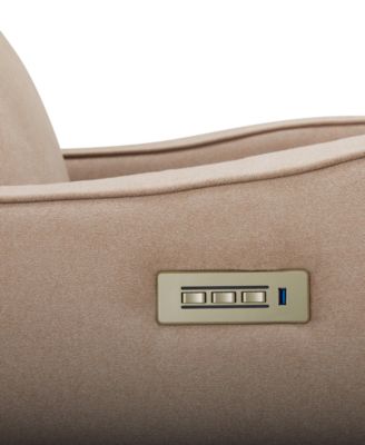 Garso Fabric Wallhugger Power Recliner with Power Headrest and Power Lumbar, Created for Macy's