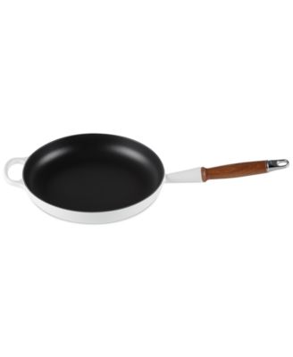 Enameled Cast Iron Alpine Wood Handle 2.25-Qt. Fry Pan