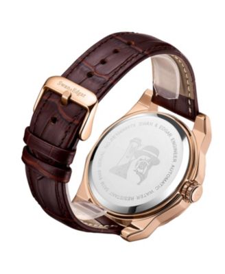 SE1642 Swan & Edgar Hand Assembled Engineer Automatic Brown