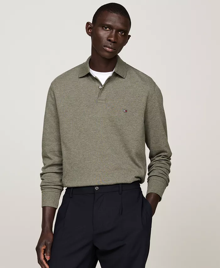 Men's 1985 Regular-Fit Long-Sleeve Polo Shirt