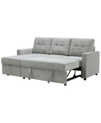83" Fabric Storage Sofa Bed