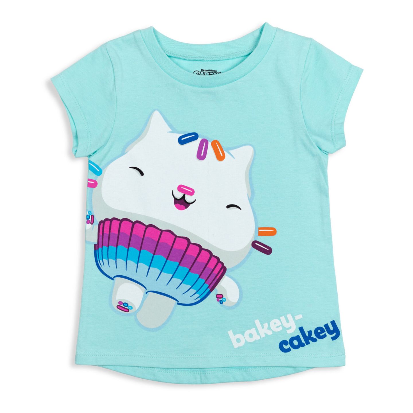 Футболки Gabby's Dollhouse 2-Pack Short Sleeve для девочек, цвет: Розовый аквамариновый — фото 7