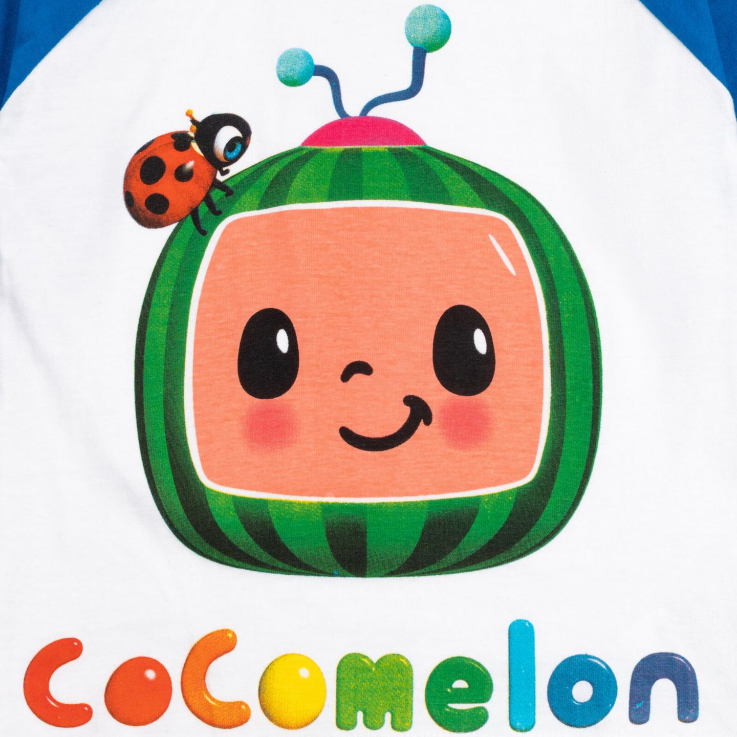 Футболки CoComelon JJ 2 Pack Long Sleeve T-Shirts to для мальчиков-малышей, цвет: Белый / Меланжевый серый — фото 5
