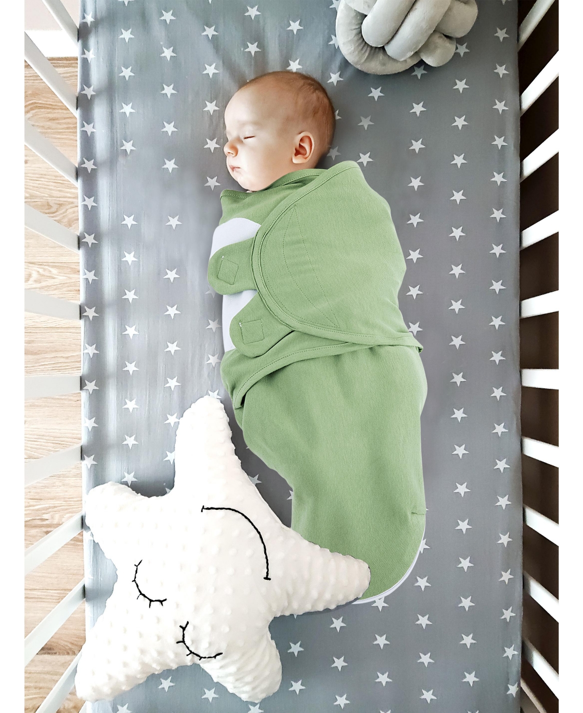 Bublo Baby Baby Girls Baby Swaddle Sleep Sacks with Zipper, 3 Pack Newborn Swaddle