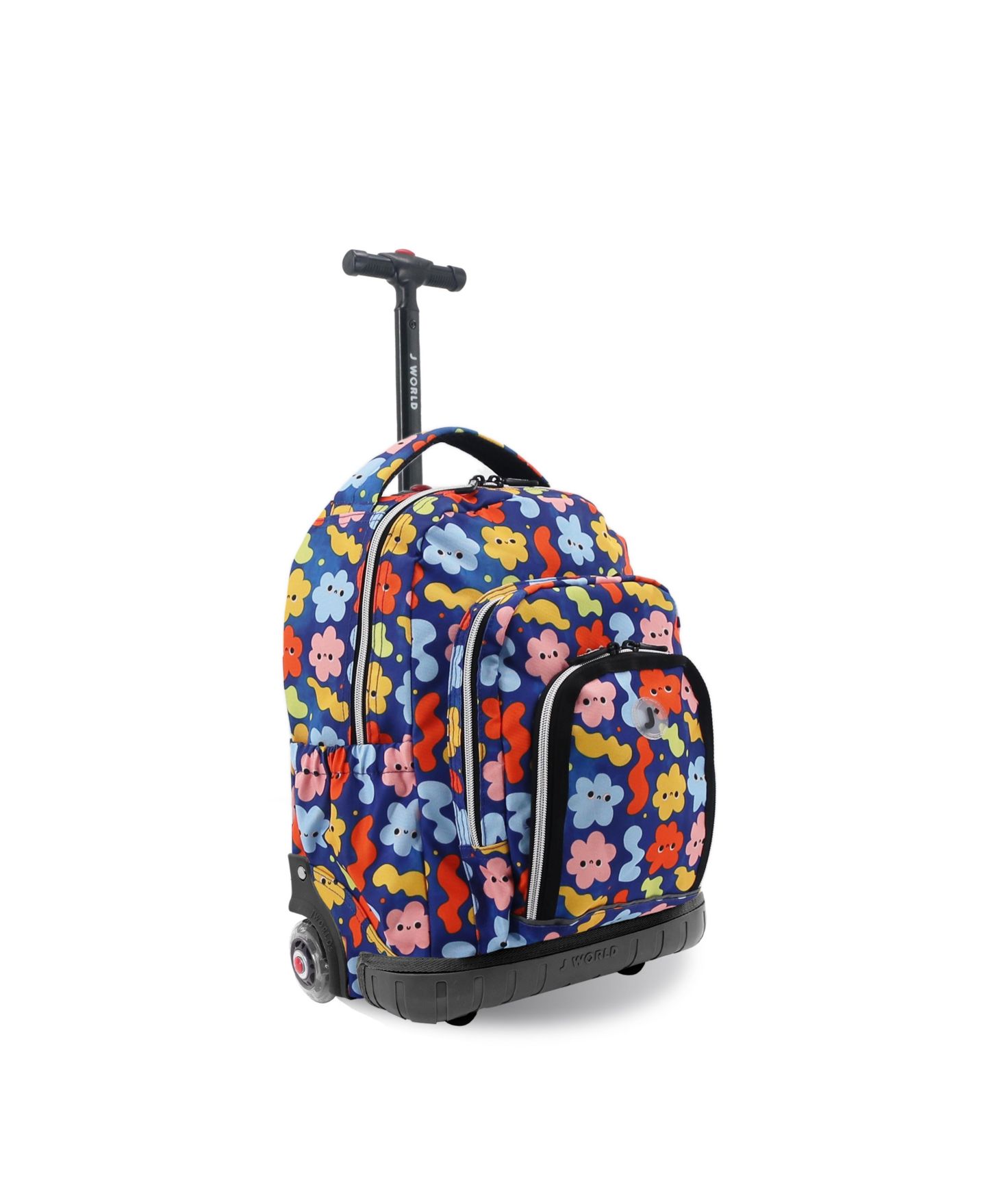 Рюкзак J World Boys Lollipop 16" Rolling with Insulated Lunch Bag, цвет: Облачный — фото 2
