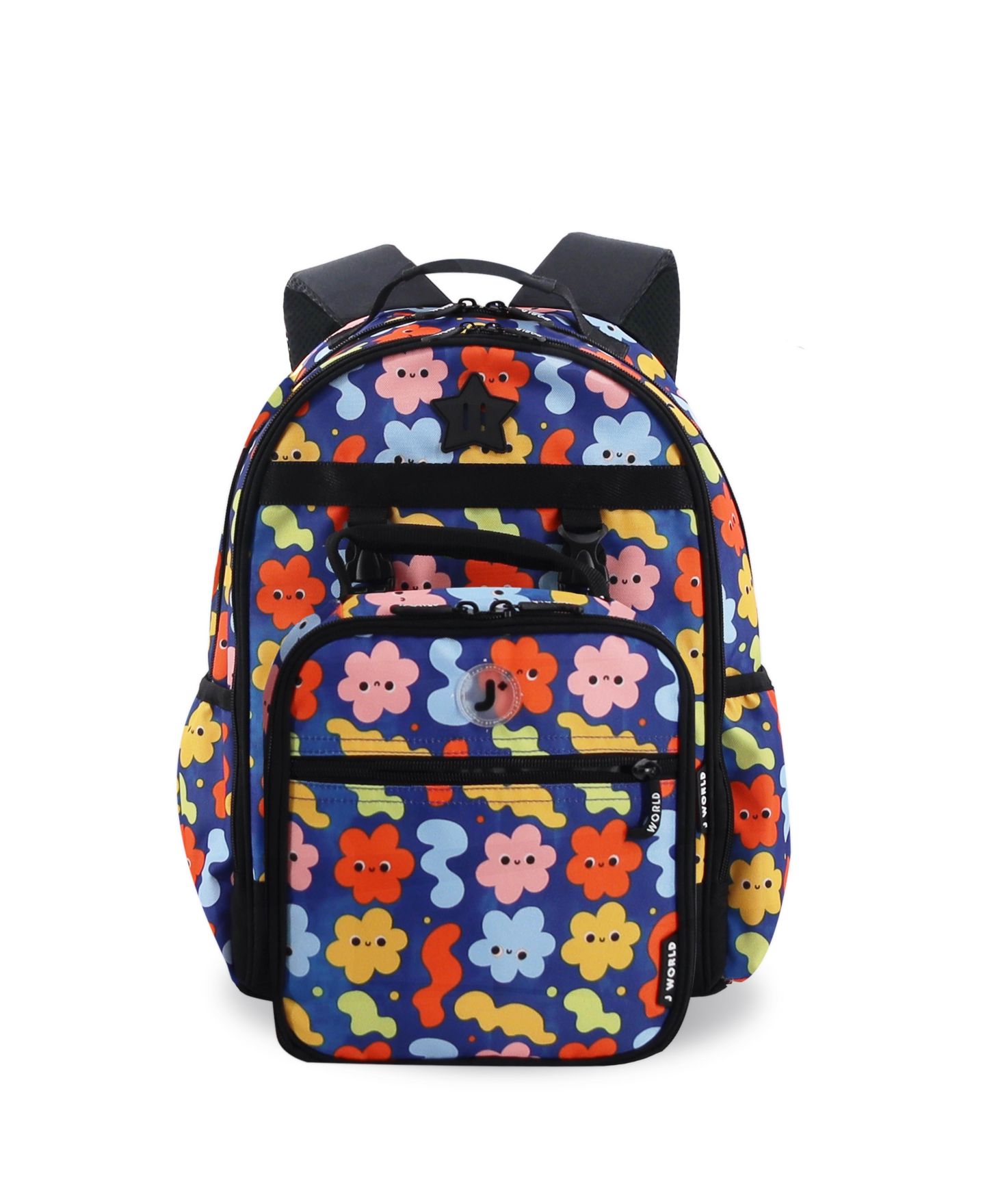 Рюкзак J World Boys Duet 16" With Detachable Lunch Box, цвет: Облачный — фото 2