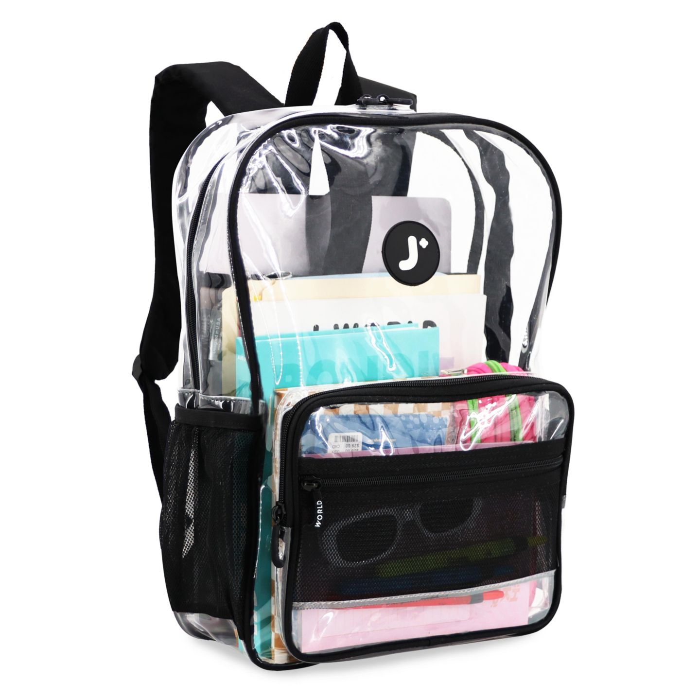 Рюкзак J World Clear Transparent TPU for School, цвет: Прозрачный — фото 1