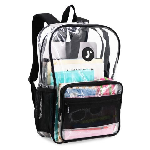 Рюкзак J World Clear Transparent TPU for School, цвет: Прозрачный