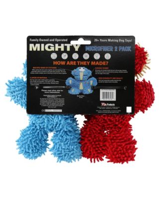 Jr Microfiber Ball Monster and Elephant 2 Pack, Dog Toy