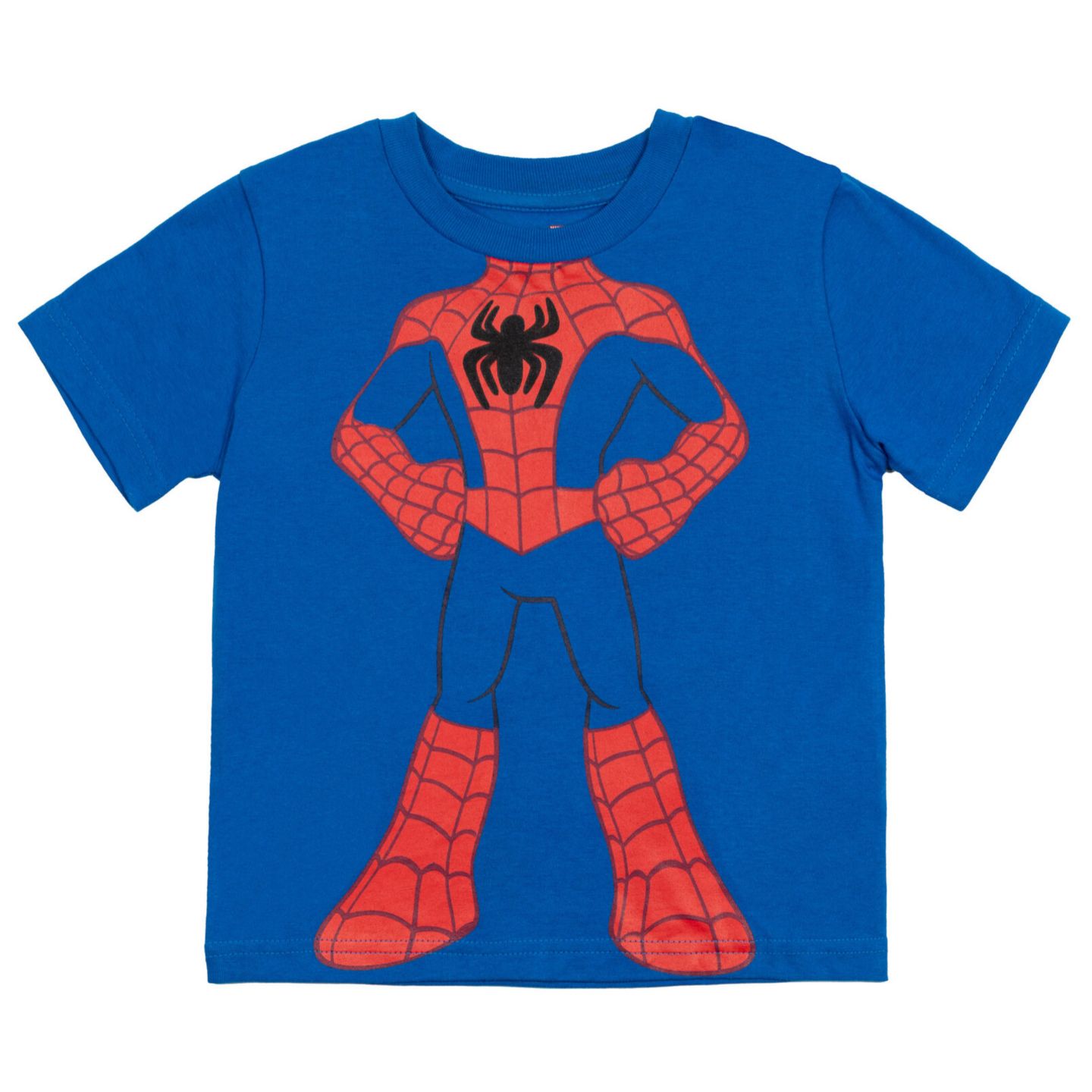 Футболки Spidey and His Amazing Friends Marvel Avengers 3 Pack T-Shirts для мальчиков-малышей, цвет: Синий / Серый — фото 2