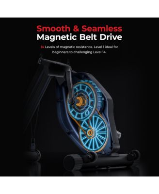 Full Body Foldable Magnetic Recumbent X-Bike Pro