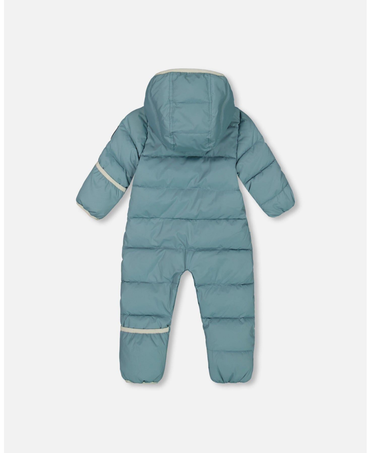 Deux par Deux Baby Baby Unisex One-Piece Compressible SnowsuitFor Baby - Ash blue