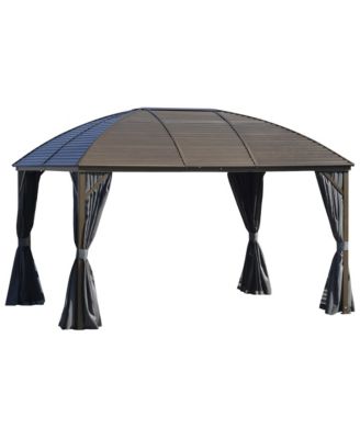 10' x 13' Steel Hardtop Gazebo with Sidewalls
