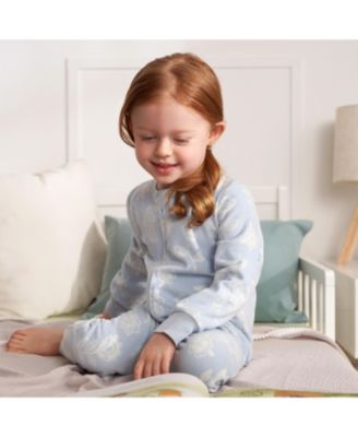 Baby Girls Baby Baby Footless Fleece Pajamas, 3-Pack