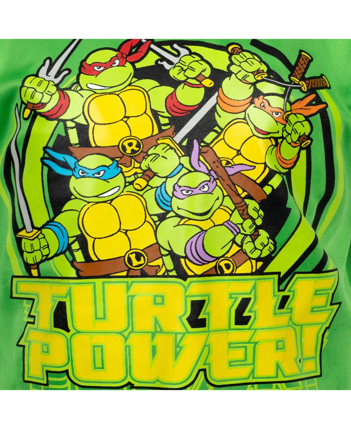 Teenage Mutant Ninja Turtles Boys Leonardo Michelangelo Raphael 3 Pack Athletic T-Shirts to -black/green