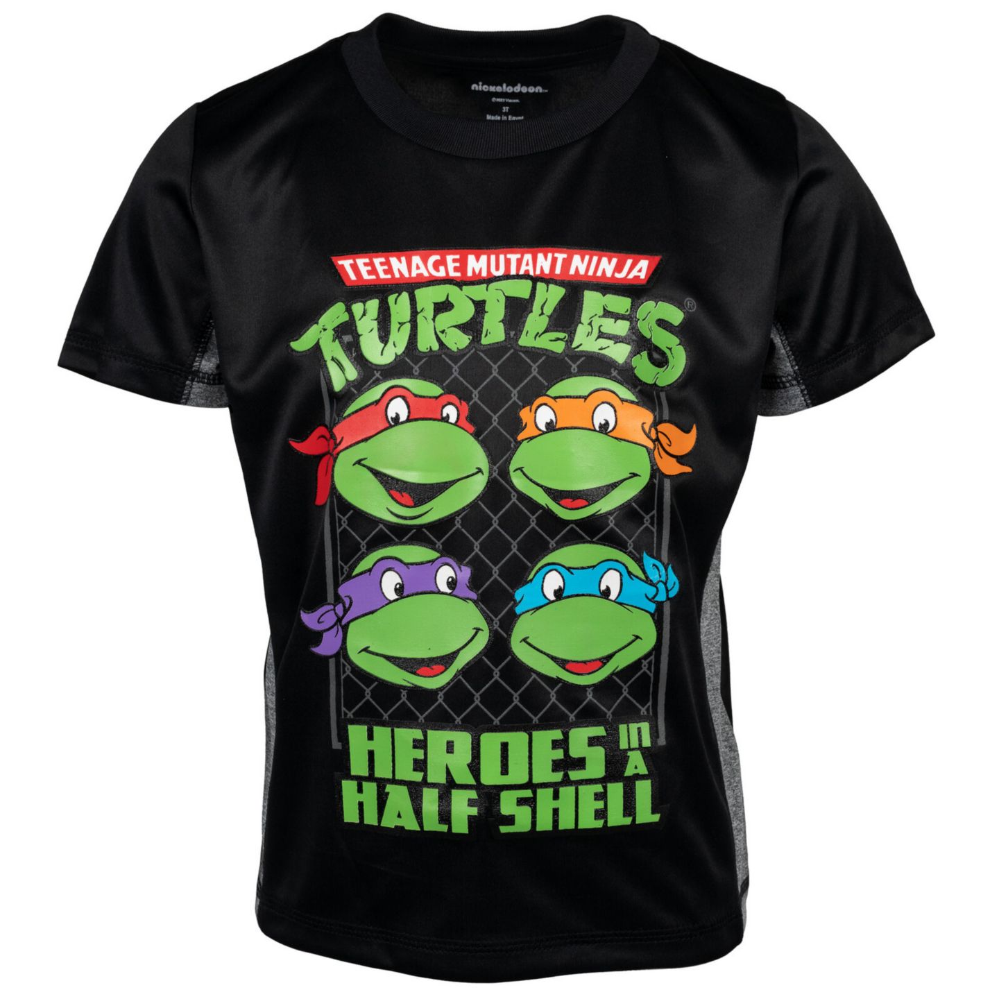 Футболки Teenage Mutant Ninja Turtles 3 Pack Athletic для мальчиков, цвет: Оранжевый чёрный зелёный — фото 6