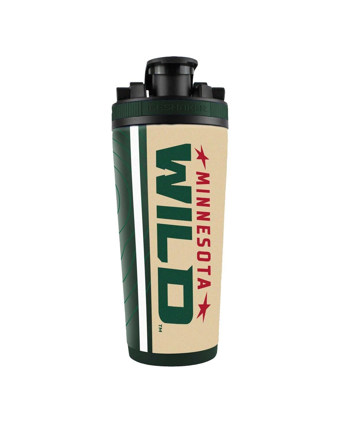 Ice Shaker Minnesota Wild 26oz. 4d Stainless Steel  Bottle In No Color