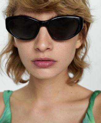 MANGO Women's Draped Detail Printed Dress