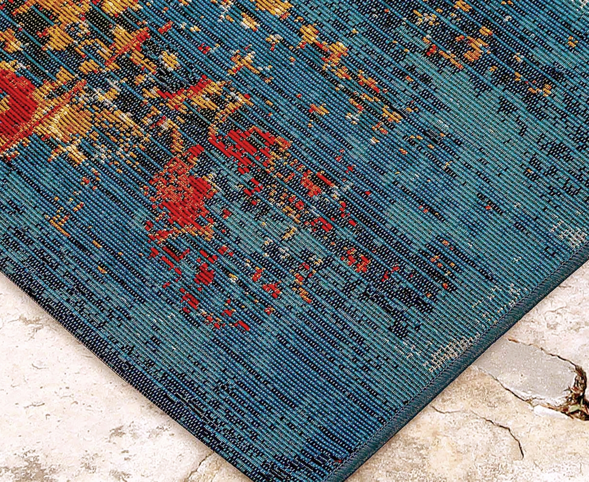 Liora Manne Marina Suzanie 8'10"x11'9" Area Rug In Blue