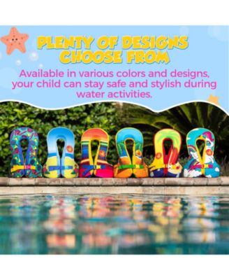 Paddle Pals Splash Child Swim Vest, Toddler Floatie - PFD Life Jacket for Kids