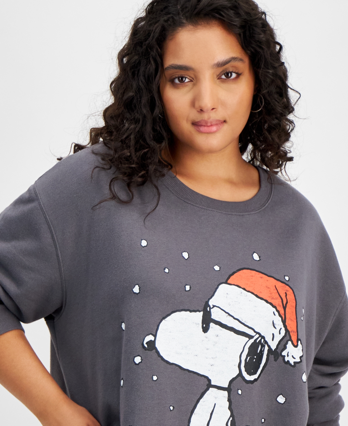 Love Tribe Trendy Plus Size Chillin' Snoopy Sweatshirt