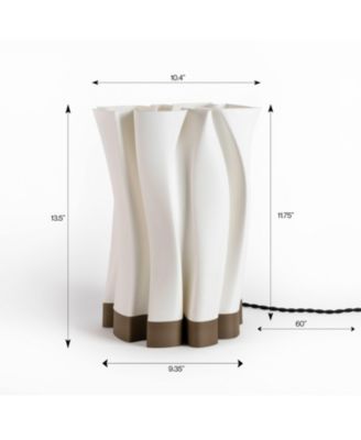 Flame Modern Bohemian Plant-Based PLA 3D Printed Dimmable LED Table Lamp