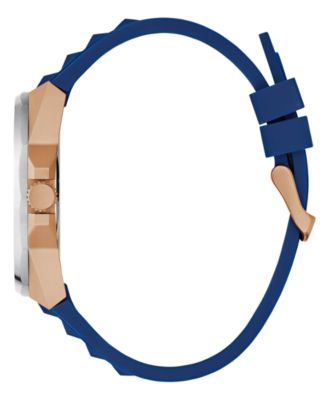 Men's Multi-Function Blue Silicone Watch 46mm