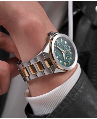 Men's Multi-Function Two Tone Steel Watch 46mm