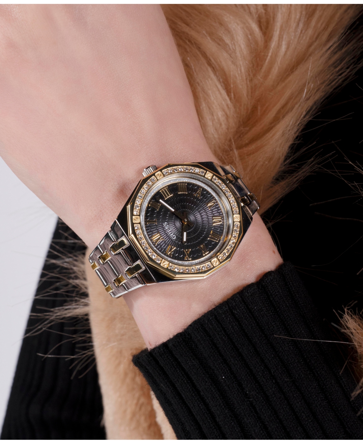 Guess Watches Mod. Gw0770l4 In Two Tone,multi