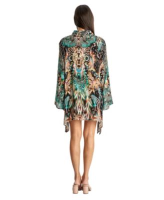 Women's Short Buttoned Overshirt