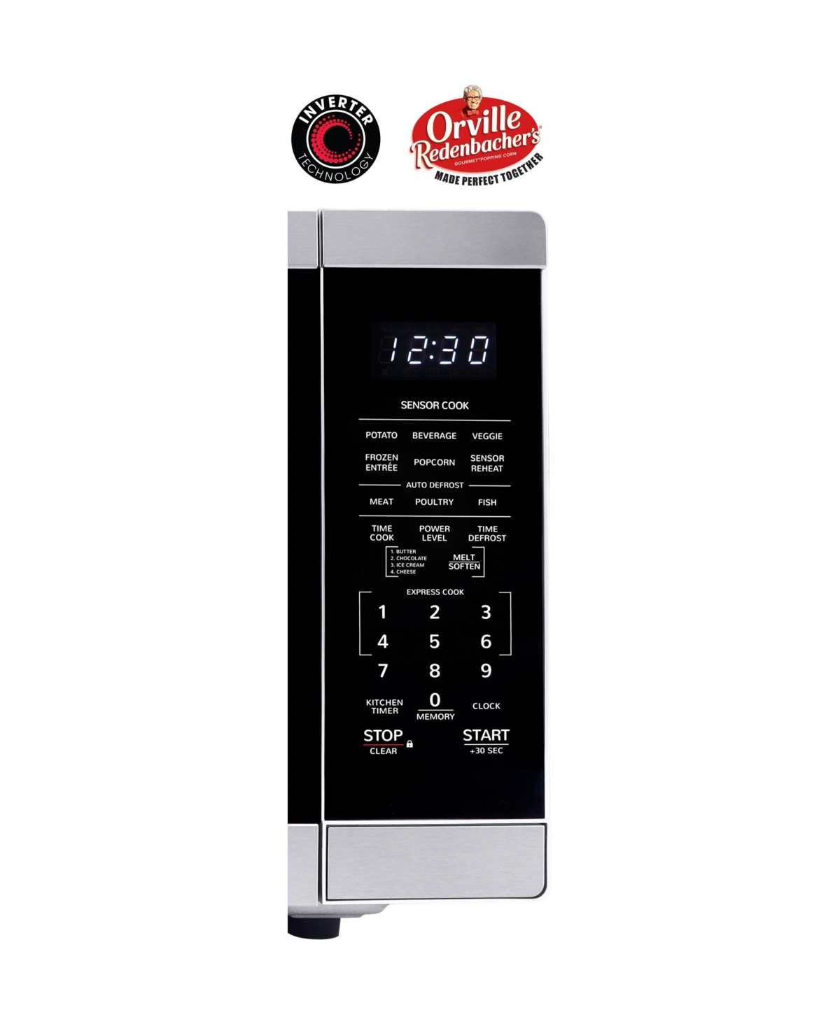 Sharp 1.4 cu. ft. Countertop Microwave Oven with Inverter Technology (SMC1465HM)