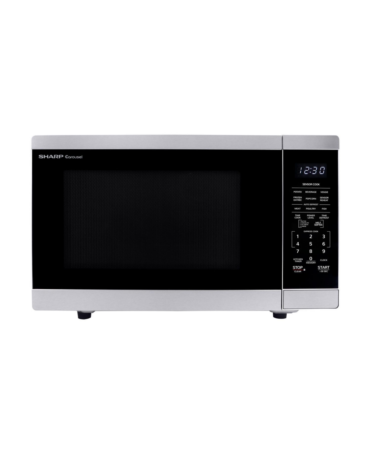 Sharp 1.4 cu. ft. Countertop Microwave Oven with Inverter Technology (SMC1465HM)