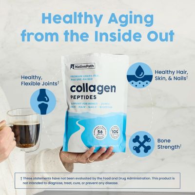 Collagen Peptides Protein - Hydrolyzed Type 1 & 3 Collagen Powder for Skin, Hair, Nails - 19.8 oz (56 Servings)