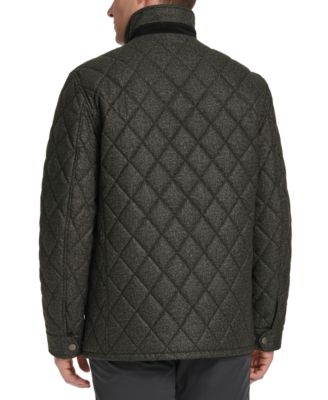 Men's Quilted Stand-Collar Jacket