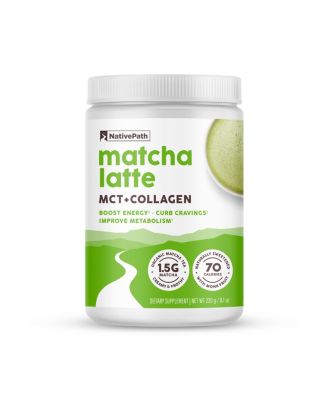 Collagen Peptides - Hydrolyzed Type 1 & 3 Collagen. Keto & Paleo Grass-Fed Protein Powder for Hair, Skin, Nails, Bones, Joints, Digestion and More - No Gluten or Dairy (Matcha Latte, 228g)