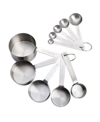 Babish 10-Piece Stainless Steel Measuring Cups & Spoon Set - Macy's
