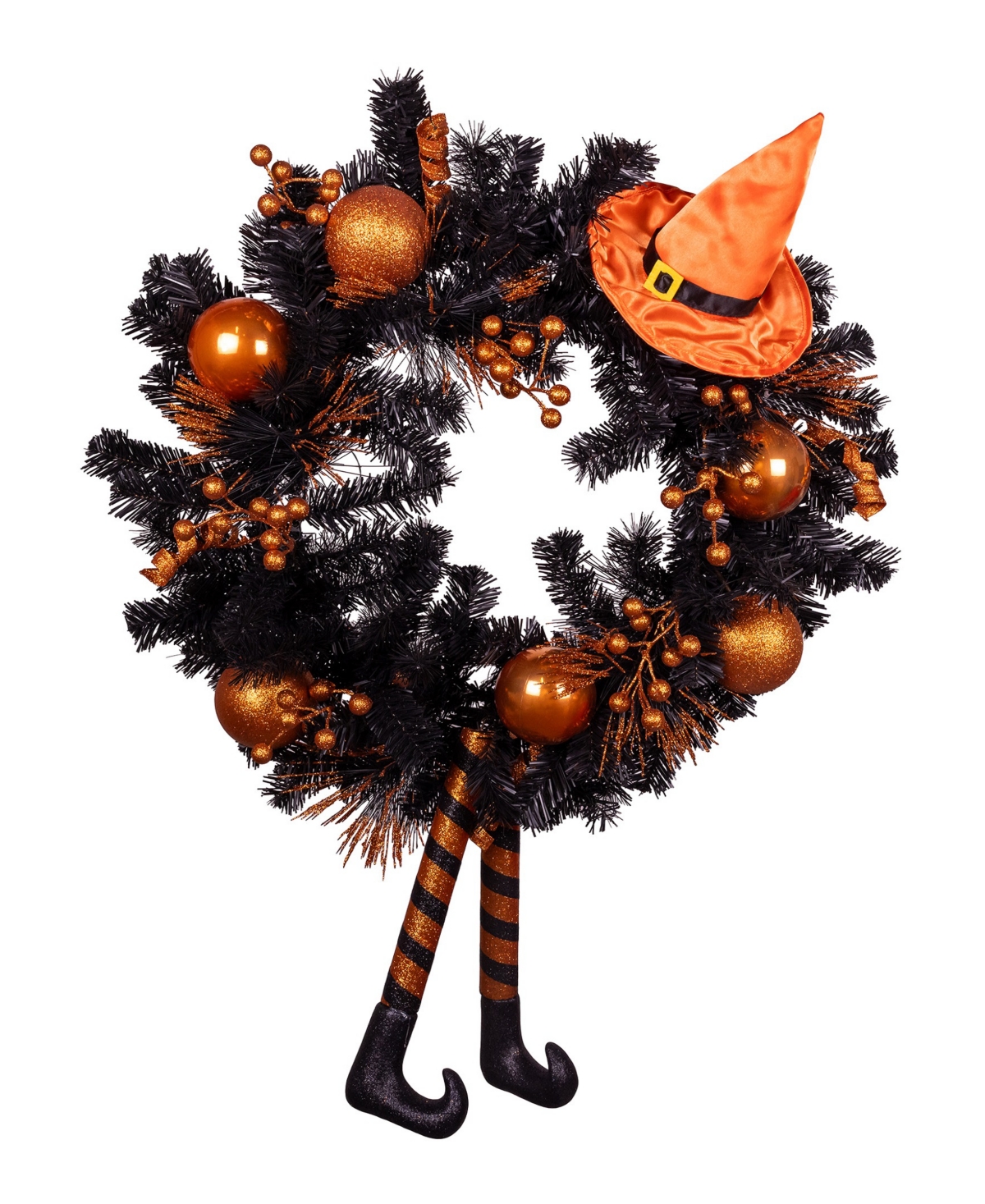 Kurt Adler 33-Inch Unlit Halloween Wreath
