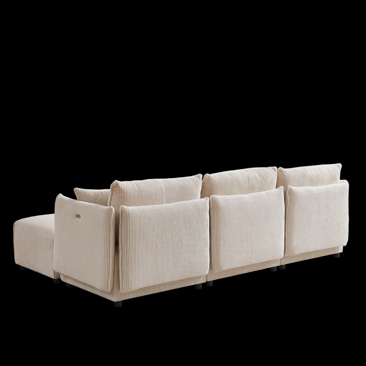 Streamdale Furniture Versatile Comfort Modern & Customizable Modular Corduroy Sofa
