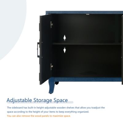 Vintage Style Lacquered Buffet Cabinet