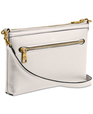 Refined Pebble Leather Legacy Zip Top Smal Crossbody