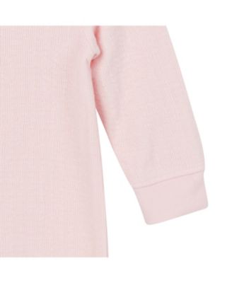 Baby Girls Hooded Long Sleeve Romper