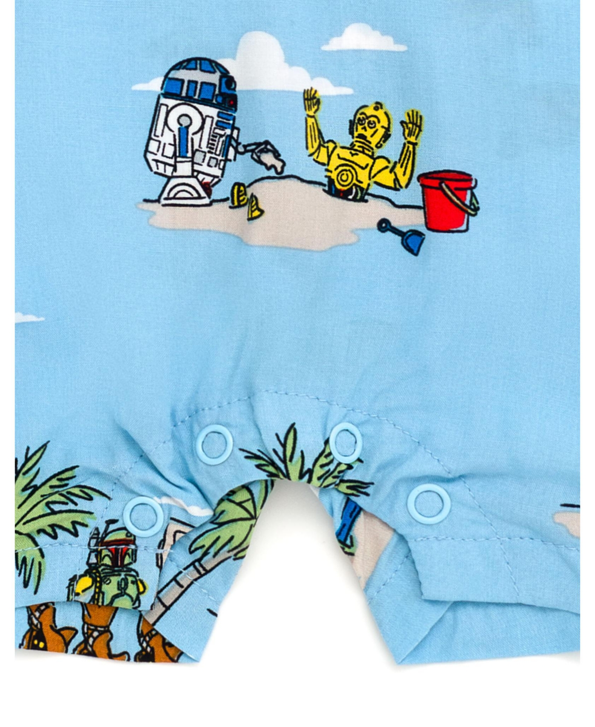 Starwars Baby Boys Star Wars Baby Matching Family Romper Newborn to (0-3 Months - 24 Months) - romper