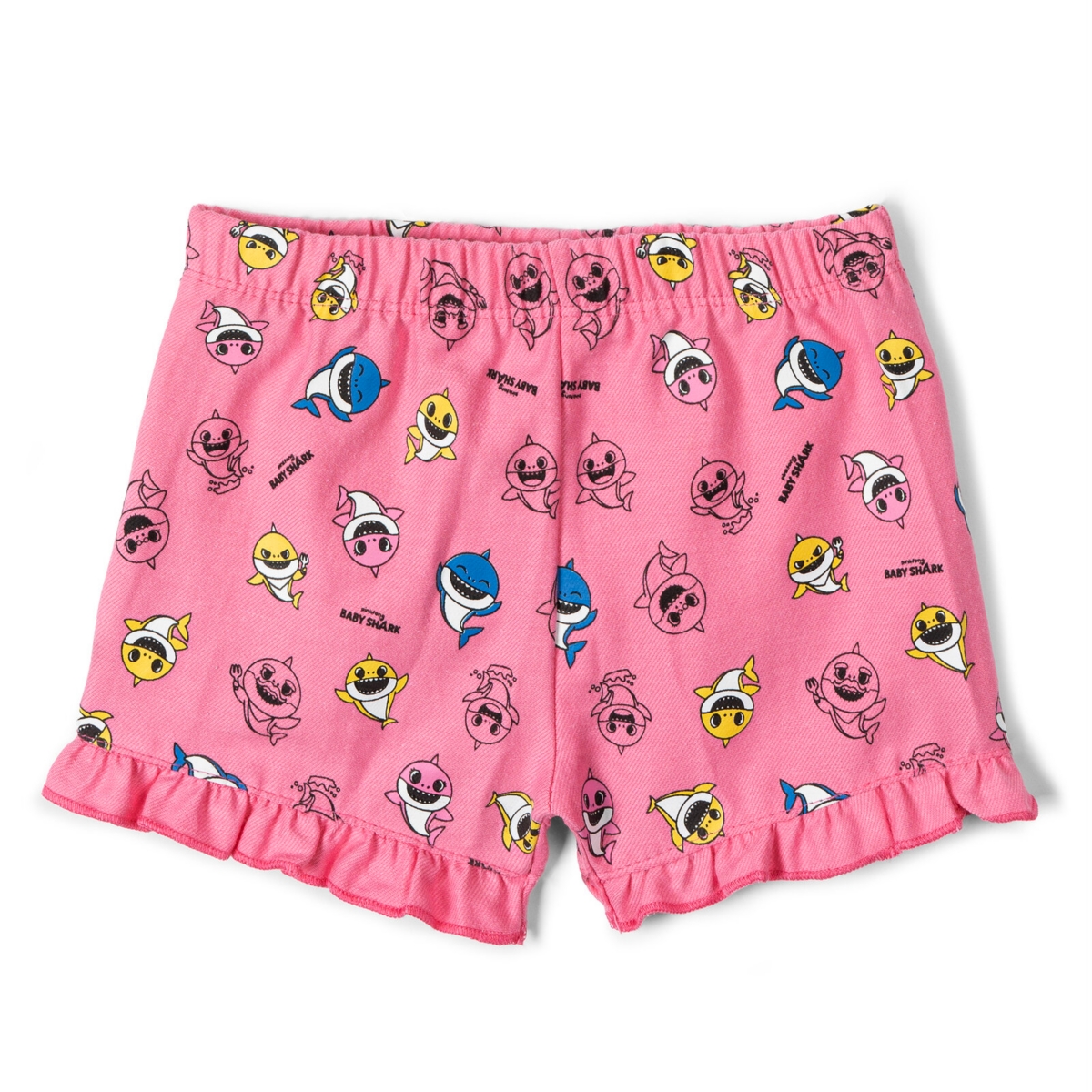 Pinkfong Baby Girls Baby Shark Graphic T-Shirt and Shorts Outfit Set to -white