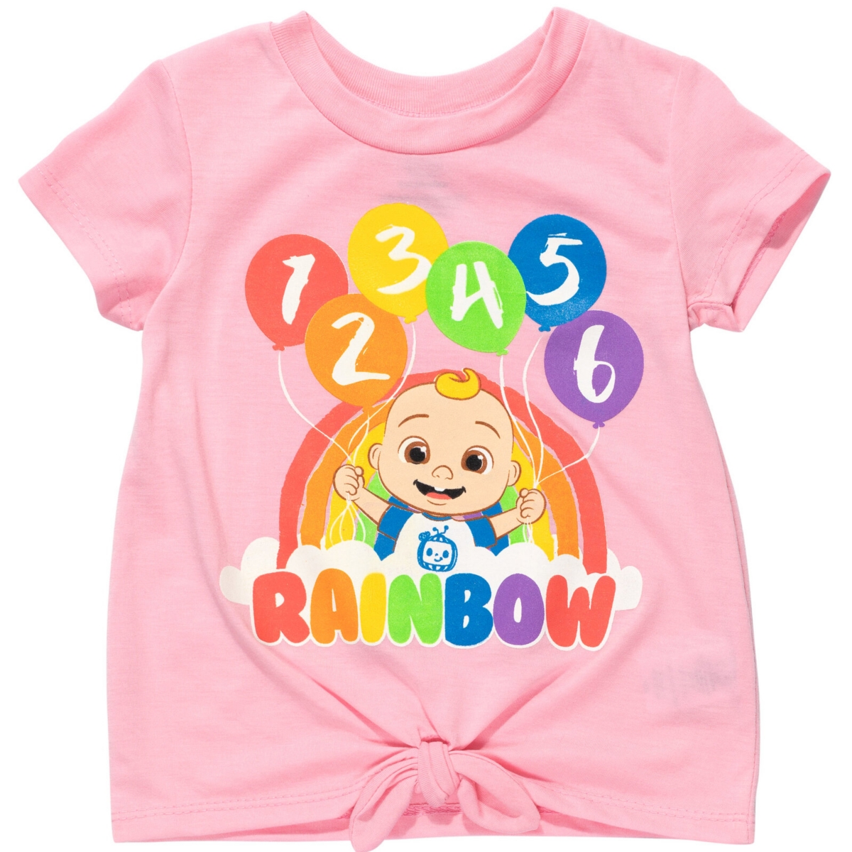 CoComelon Toddler Girls Jj T-Shirt and Shorts Outfit Set to -white