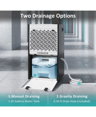 155 Pint Commercial Dehumidifier for Space up to 8000 Sq. Ft