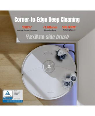 S8 MaxV Ultra Robot Vacuum and Mop with FlexiArm Design Side Brush, 10,000 Pa Suction and 8-in-1 RockDock Ultra