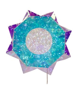 20-Inch Pre-Lit Multifunction 200 Cool White Fairy LED Holographic Christmas Tree